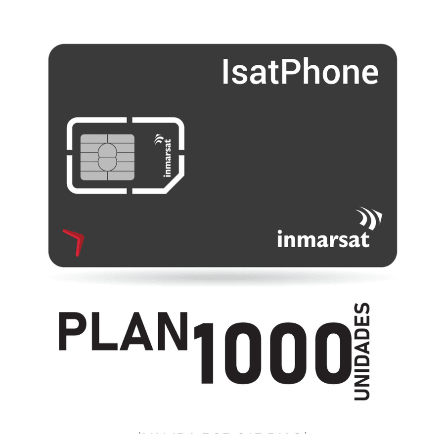 Activación Telefonia satelital INMARSAT de 1000 unidades (365 días) - Quality and Price