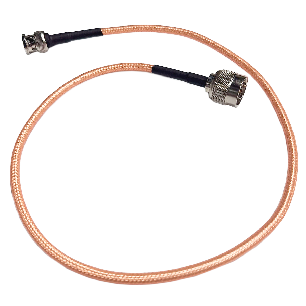 PIGTAIL con conectores N macho a BNC macho con cable RG142