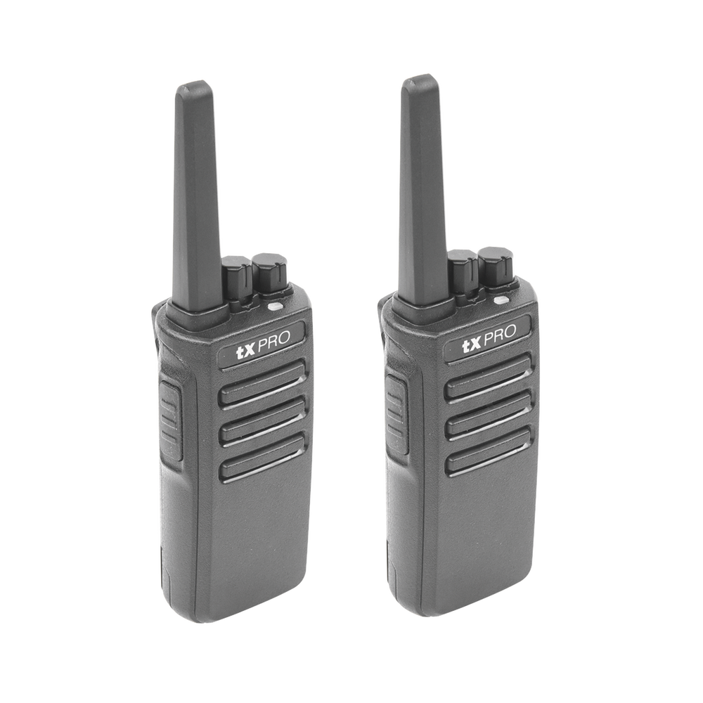 Kit 2 Radios Portátiles TXPRO TX600DUO UHF 400-470 MHz