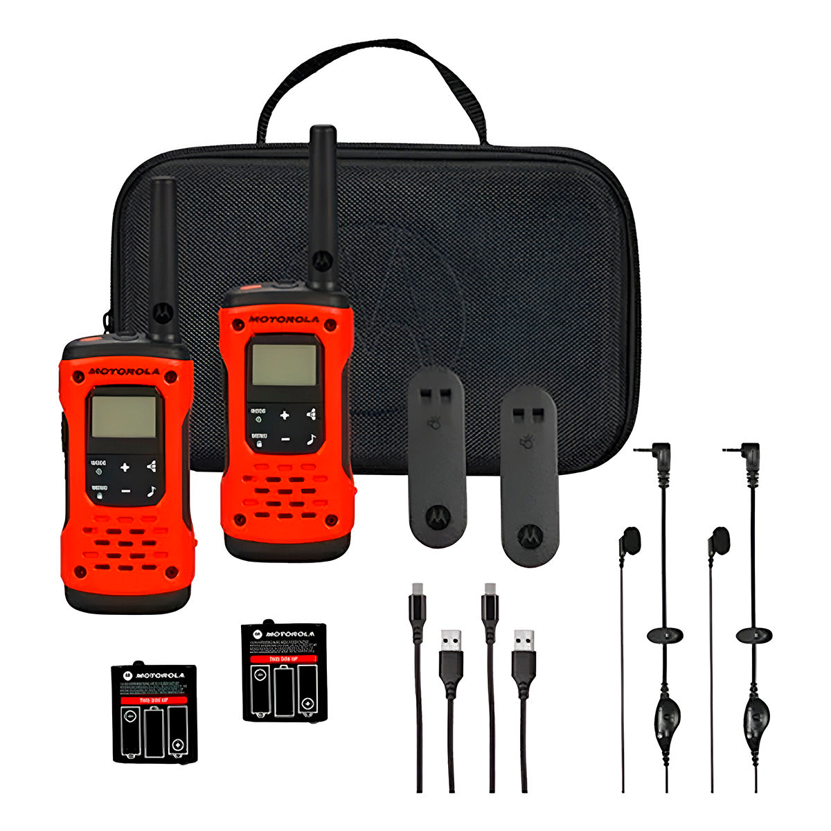 Radio Portatil Motorola T605 H2O talkabout UHF (Kit 2 unidades)