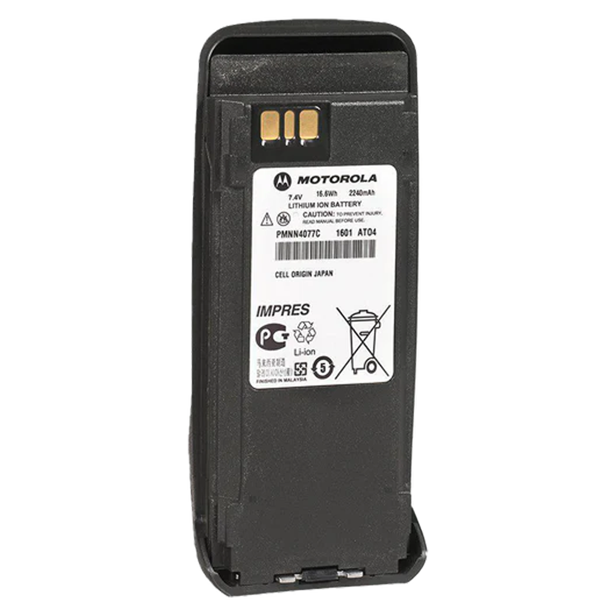 Bateria Motorola PMNN4077 para Radio Portatil DGP6150 DGP4150 2200 mAh