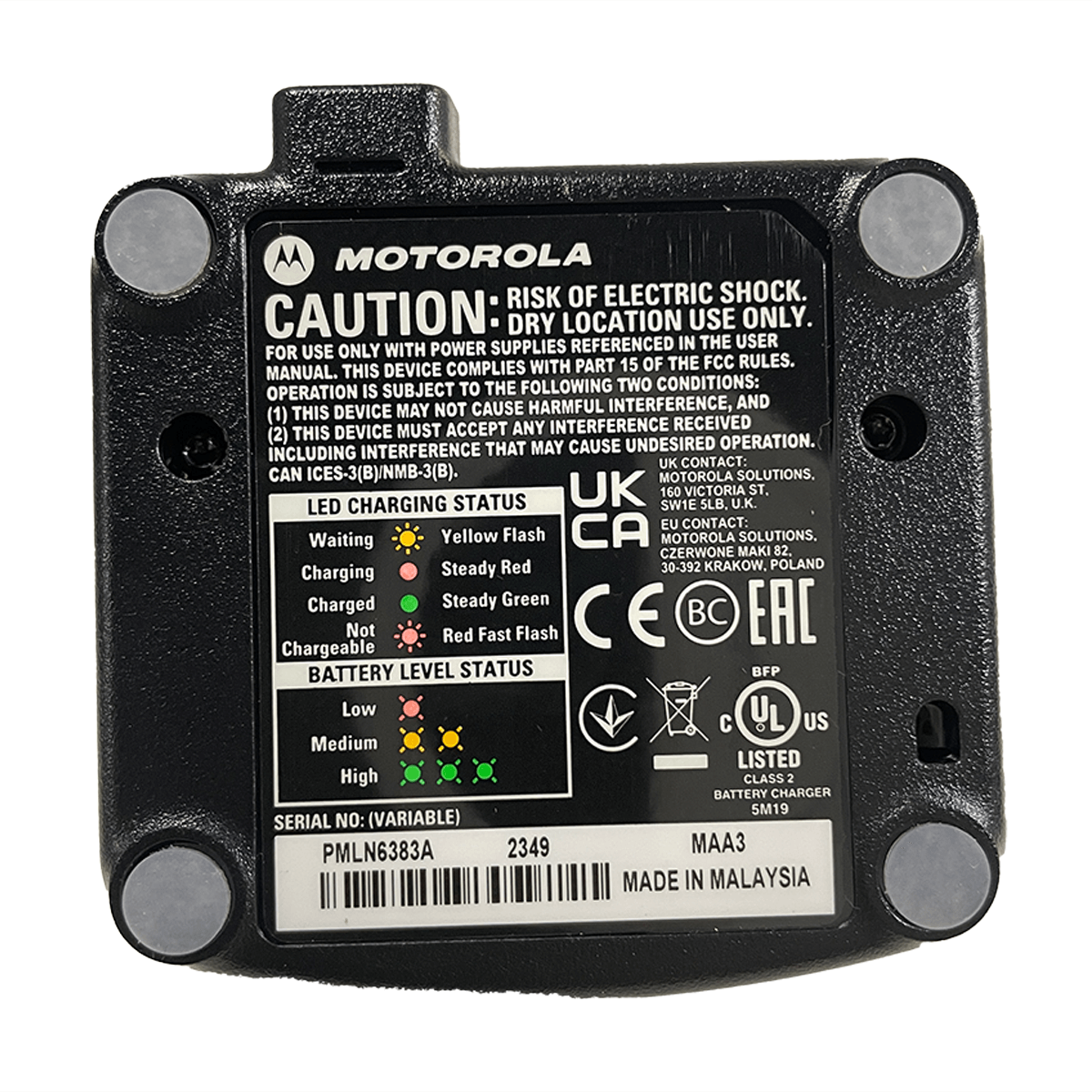 Cargador para Radio portátil Motorola RVA50