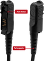 Manos Libres Motorola PMLN7269 de tubo acústico para radio portátil DEP550e y DEP570e