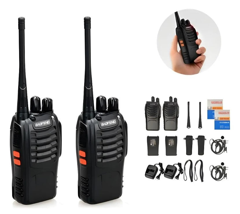 Radio Portatil Baofeng 888s UHF 400-470 MHz. (Kit 2 Unidades) - Quality and Price