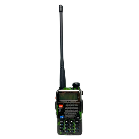 Radio portátil Baofeng UV5R PLUS 5W en UHF y VHF (camuflado) teclado y pantalla - Quality and Price