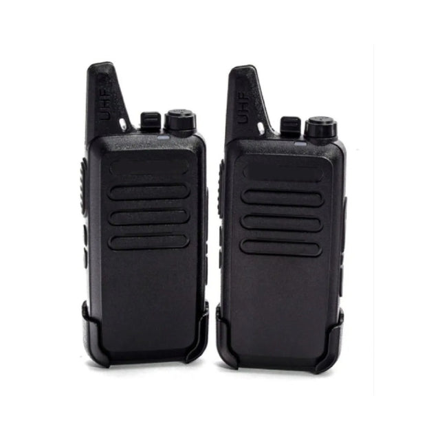 Radio portatil C1 foto real [verificada] - kit de 2 radios UHF de dos vias
