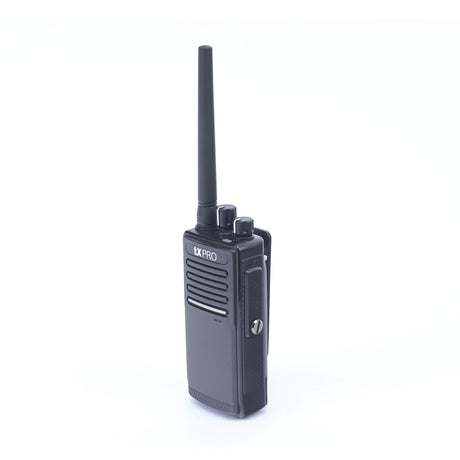 Radio portátil TXPRO TX680 con batería, antena, cargador y clip incluidos