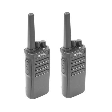 Kit 2 Radios Portátiles TXPRO TX600DUO UHF 400-470 MHz