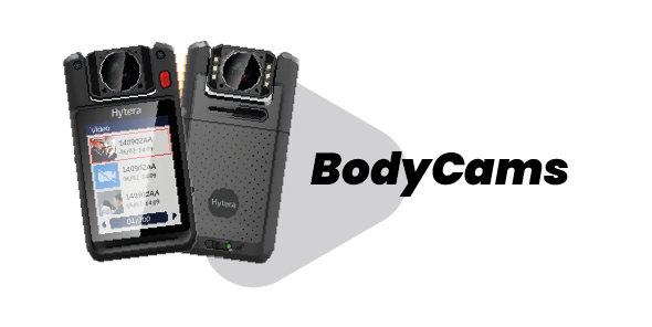 Bodycams Hytera y Motorola para seguridad y vigilancia con grabación en alta definición, visión nocturna y conectividad en tiempo real. Ideales para policías, guardias de seguridad y operaciones tácticas.
